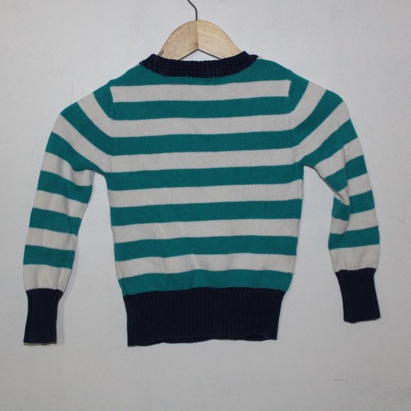 Old Navy Blue Stripe Long Sleeve Sweater Shirt - Picture 2 of 5